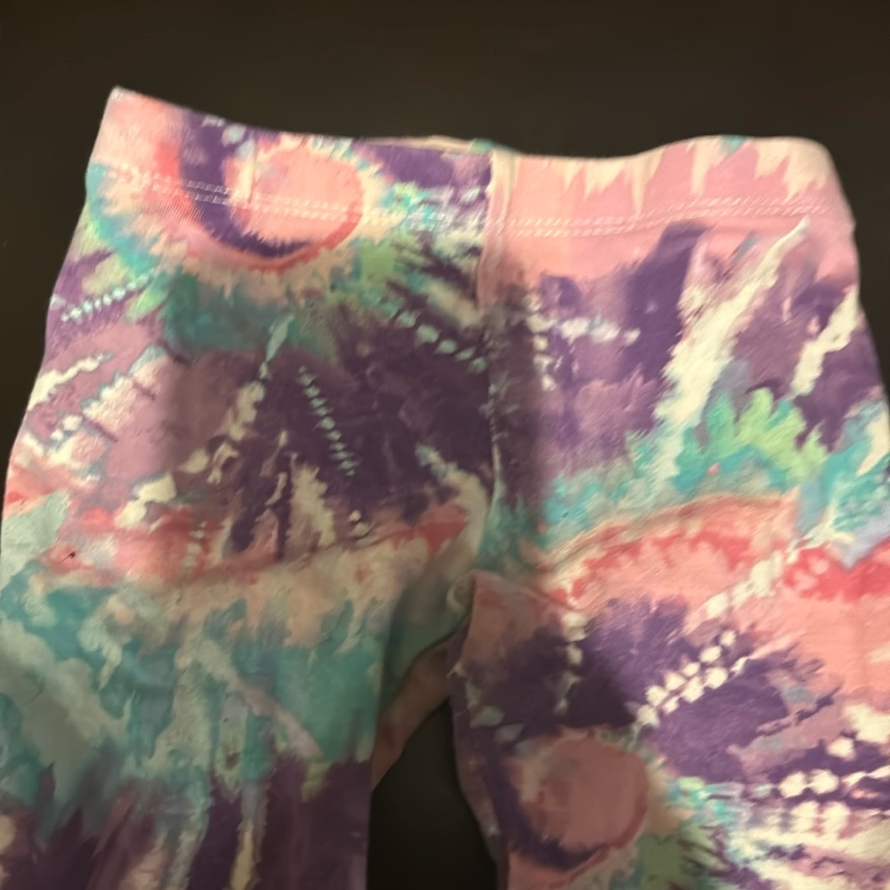 Tye Dye 2T girls leggings